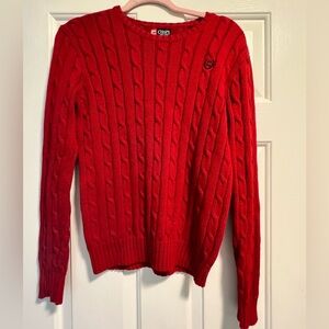 Chaps long sleeve round neck sweater in size Large
